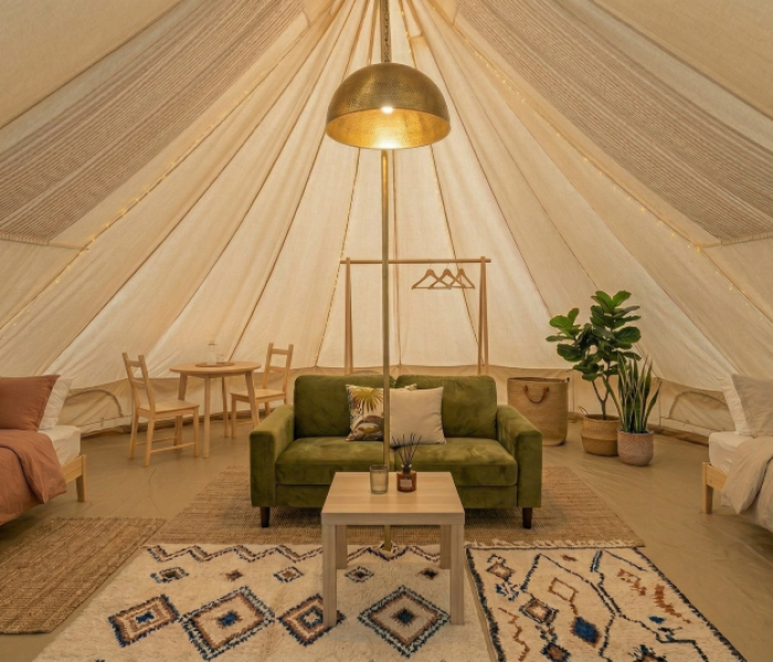 Shared tent